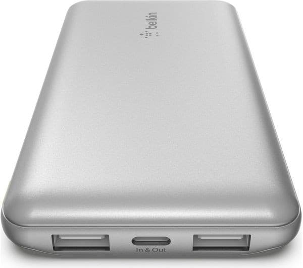 Belkin 10000 mAh Power Bank Silver - Image 3