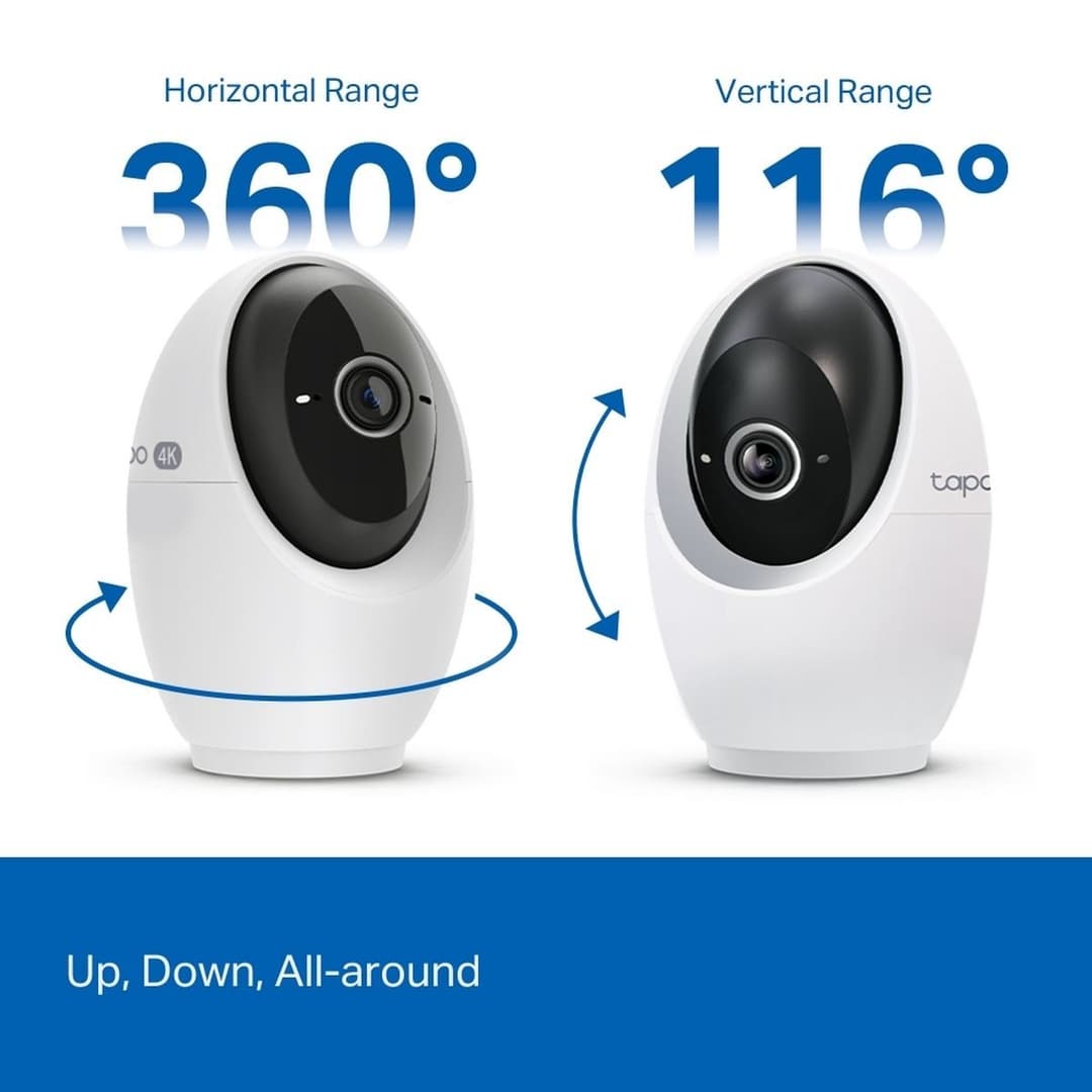Tapo C260 4K 8MP Pan/Tilt AI Home Security Wi-Fi Camera - Image 3