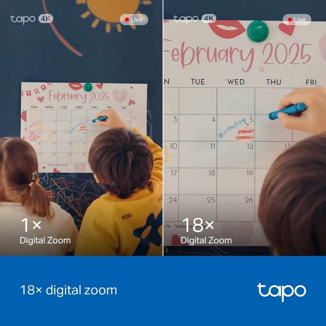 Tapo C260 4K 8MP Pan/Tilt AI Home Security Wi-Fi Camera - Image 8