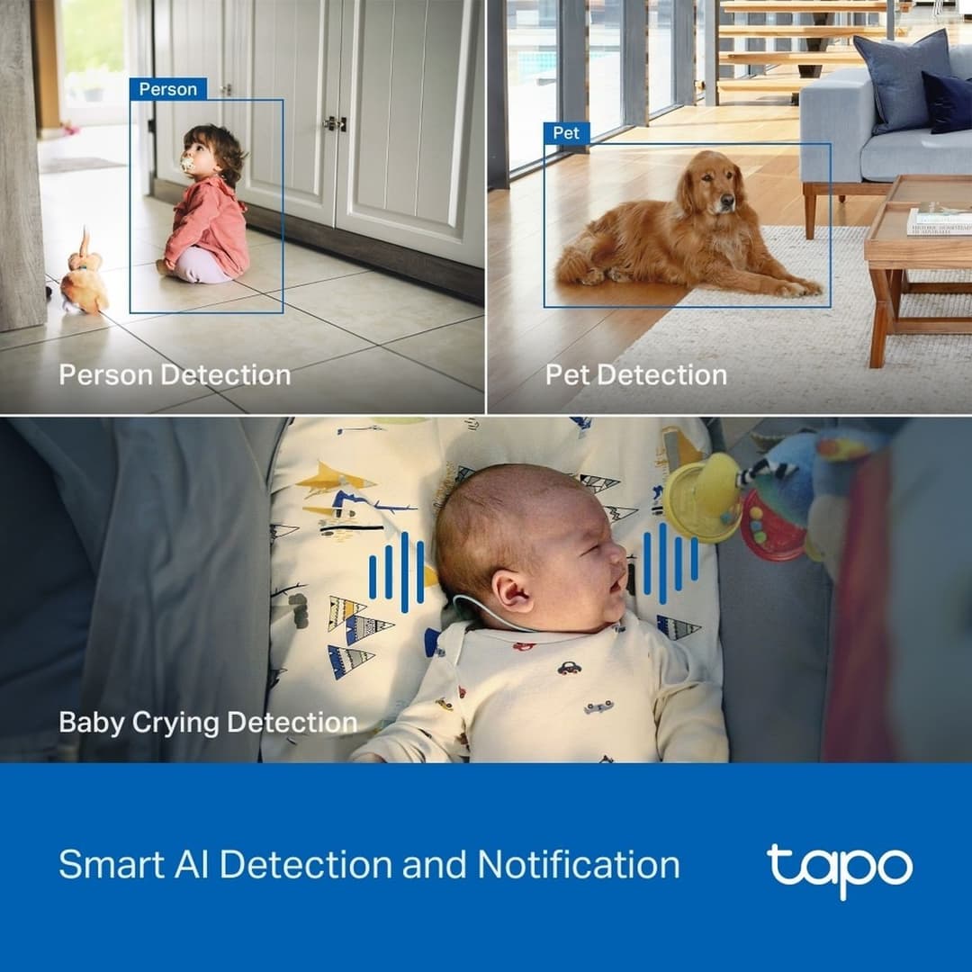 Tapo C260 4K 8MP Pan/Tilt AI Home Security Wi-Fi Camera - Image 9