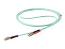 StarTech OM4 Duplex Multimode Fibre Patch Cable LC to LC Aqua 7m thumbnail 2