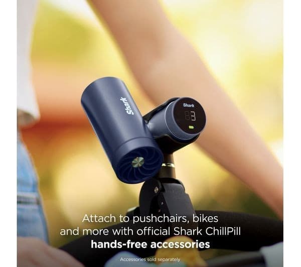 SHARK ChillPill FA025UK 3-in-1 Portable Fan Mist & InstaChill Cooling System with Travel Case - Midnight - Image 8