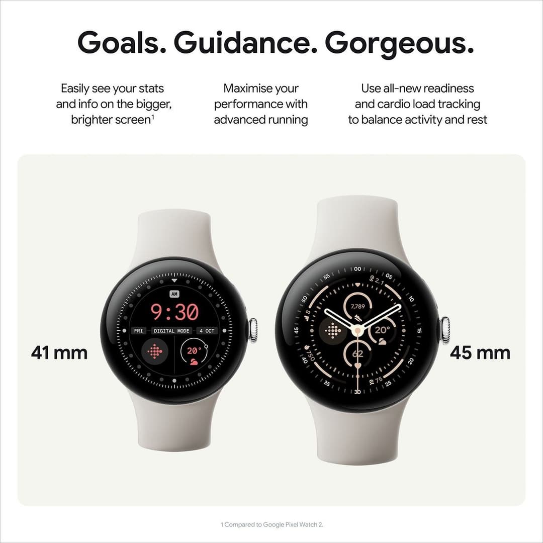 Google Pixel Watch 3 41mm Wi-Fi Smart Watch - Black - Image 5