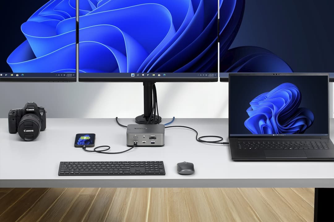 StarTech.com Thunderbolt 5 Docking Station, DP / HDMI, Triple Monitor Dock up to 4K 144Hz or Dual 8K 60Hz, 5x USB Ports, 140W Laptop Charging - Image 3