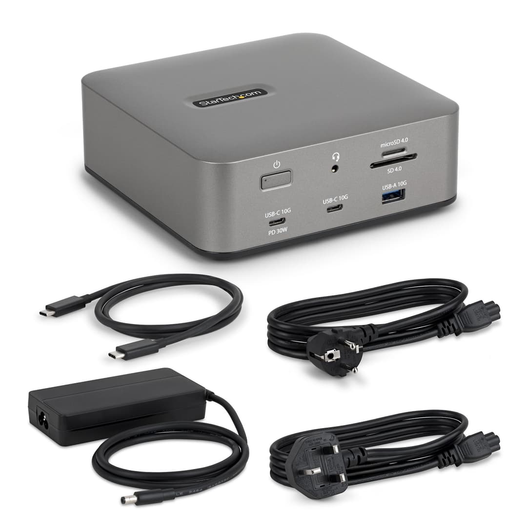 StarTech.com Thunderbolt 5 Docking Station, DP / HDMI, Triple Monitor Dock up to 4K 144Hz or Dual 8K 60Hz, 5x USB Ports, 140W Laptop Charging - Image 4