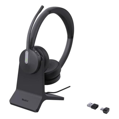 Yealink BH70 Dual Wireless Bluetooth Headset with Charging Stand and USB-C/A for PC connection – Certified for Teams - Image 2