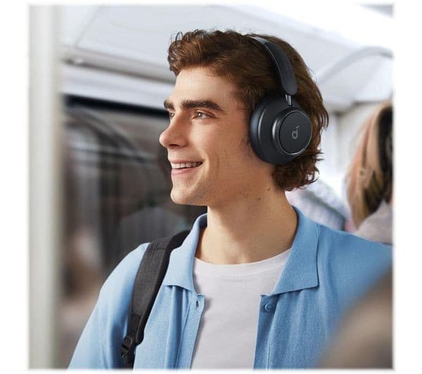 Soundcore Space Q45 Wireless Noise-Cancelling Over-Ear Headphones - Black - Image 8