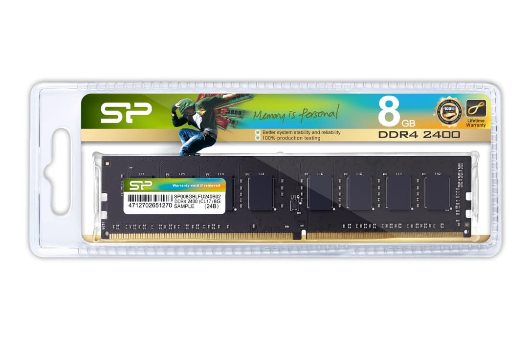 Silicon Power DDR4 2400MHz CL17 UDIMM Desktop Memory Module 8GB - Image 3