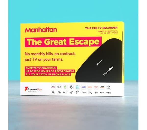 MANHATTAN T4-R Freeview Play 4K Ultra HD Digital TV Recorder - 2 TB - Image 4