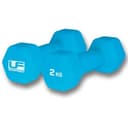 Urban Fitness Neoprene Hex Dumbbells (Pair) 2 x 2kg - Blue thumbnail 2