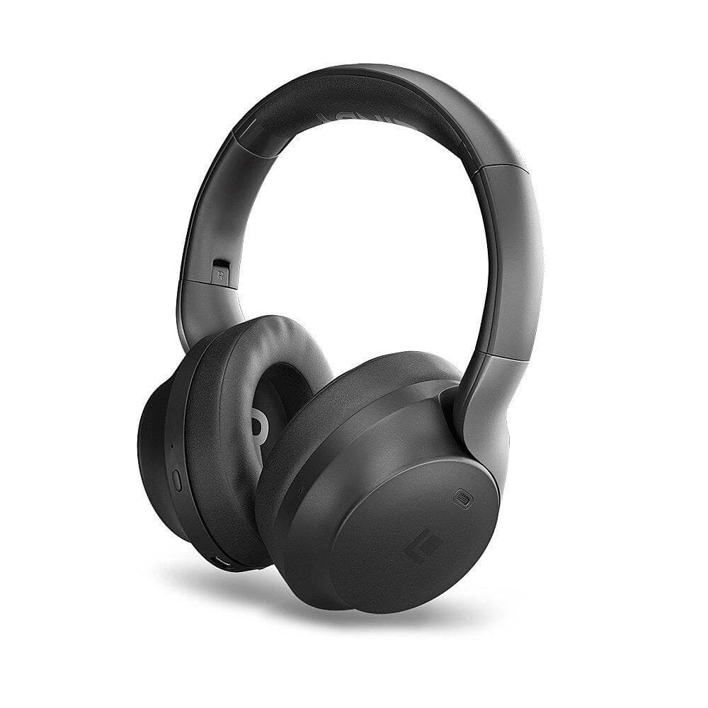 Lindy LHXW-e Wireless Active Noise Cancelling Headphones Black