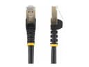 StarTech CAT6A Shielded Snagless Ethernet Patch Cable, 10GbE, 100W PoE, 1m - Black (6ASPAT1MBK) thumbnail 4