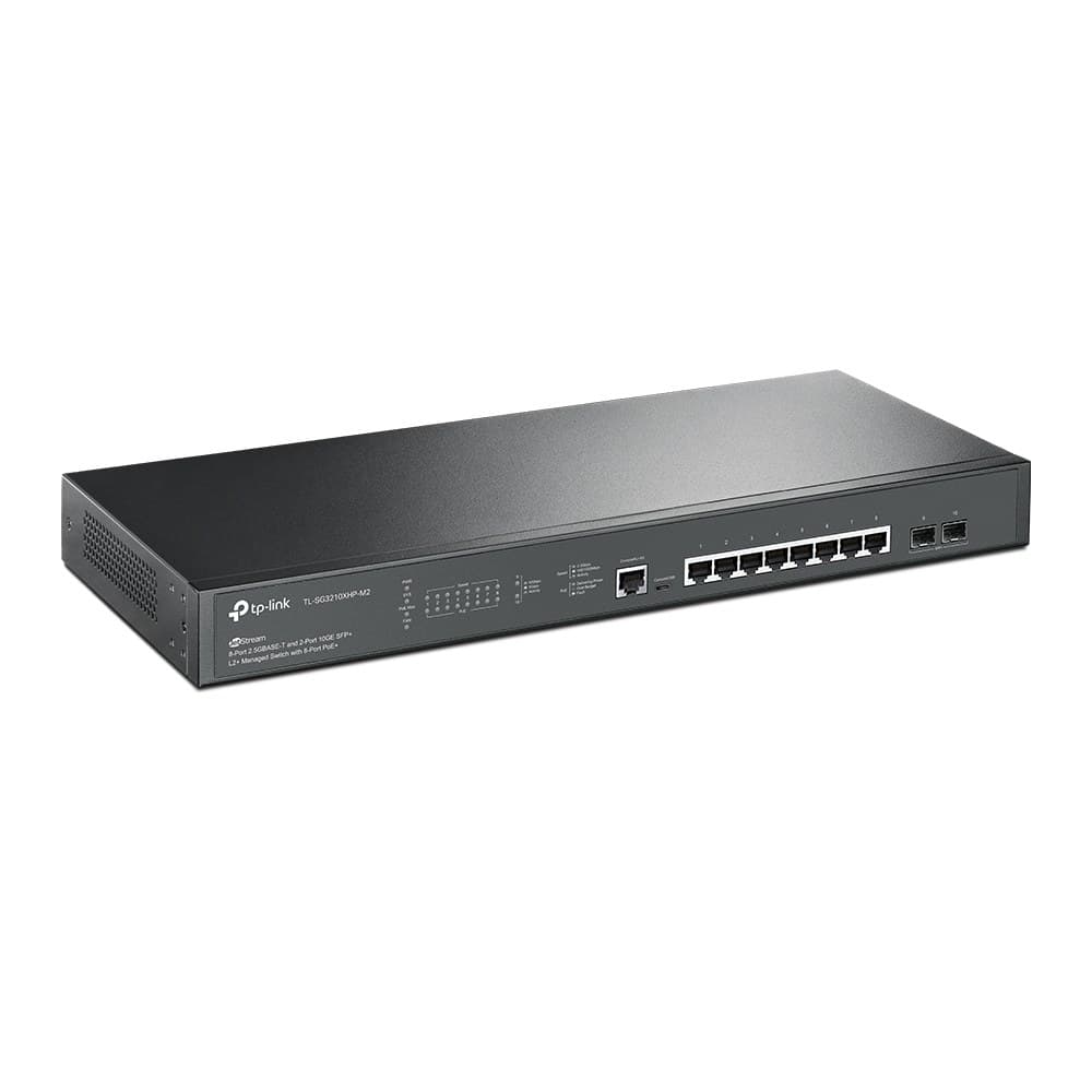 TP-Link JetStream 8-Port 2.5GBASE-T and 2-Port 10GE SFP+ L2+ Managed Switch with 8-Port PoE+ - Image 2