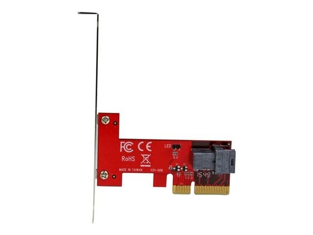 StarTech PEX4SFF8643 U.2 NVMe Adapter Red