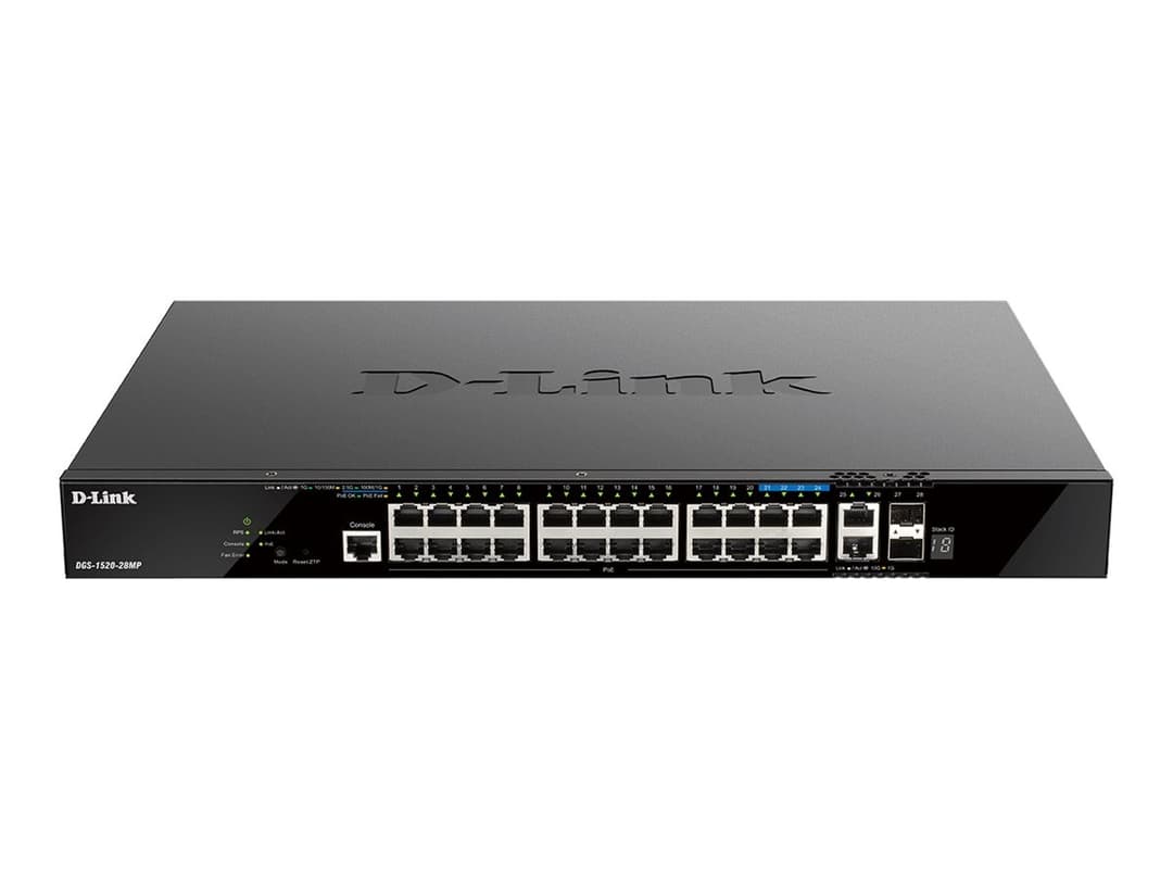 D-Link DGS 1520-28MP Switch 28 Ports - Image 1