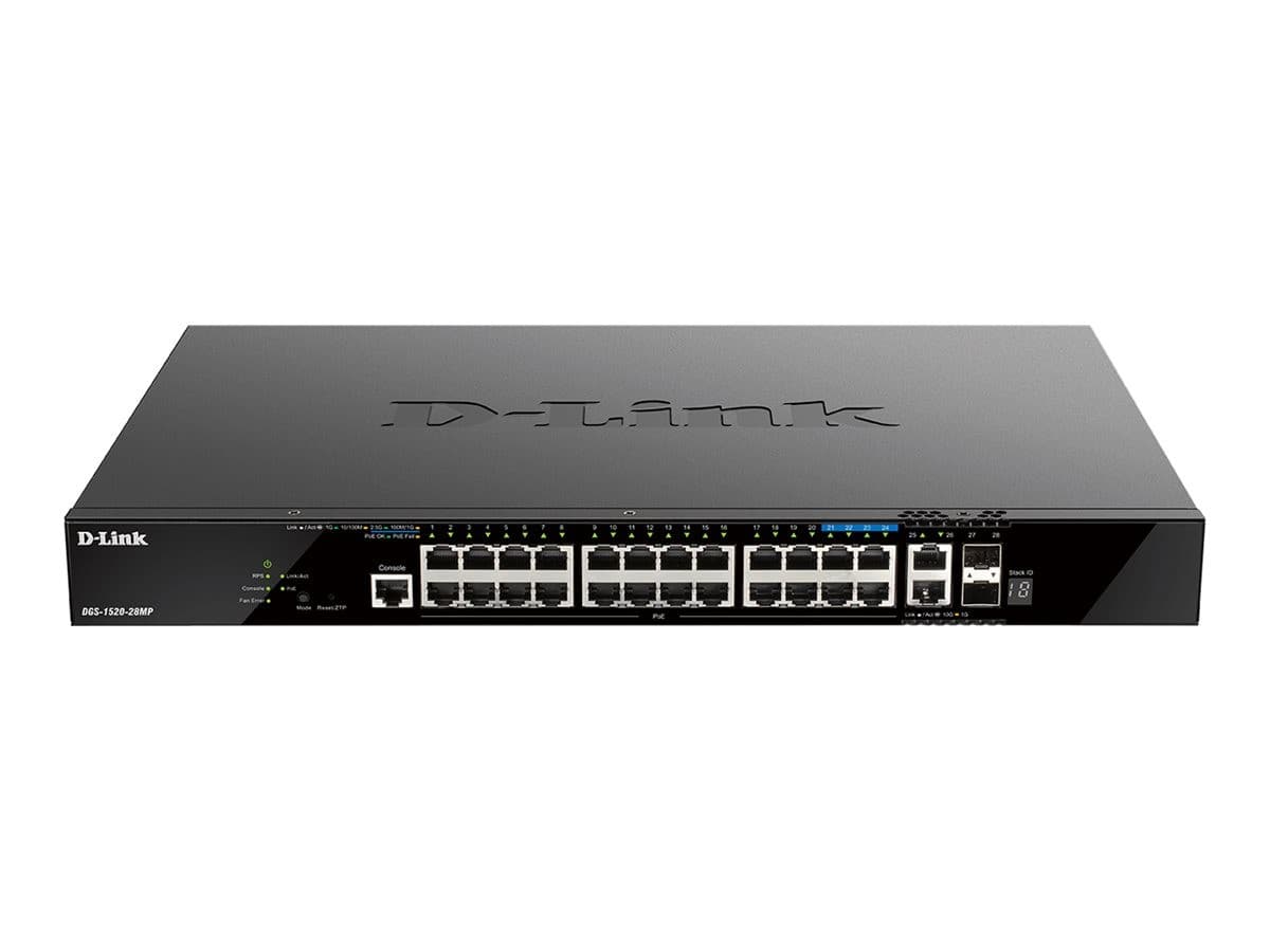 D-Link DGS 1520-28MP Switch 28 Ports