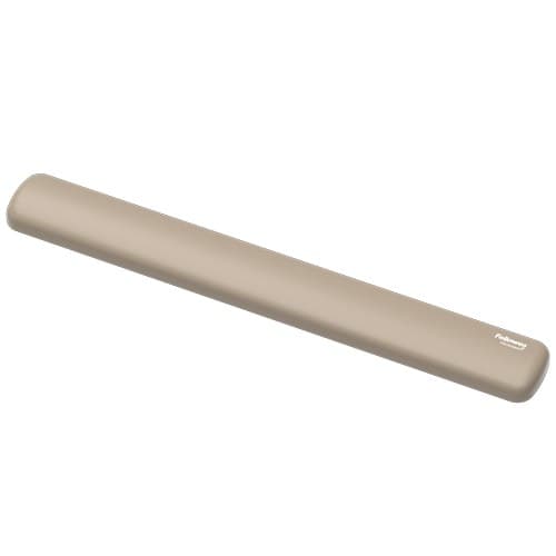 Fellowes Keyboard Wrist Rest Breyta Keyboard Wrist Support with Antibacterial Protection Ergonomic Wrist Support Sand - Image 1