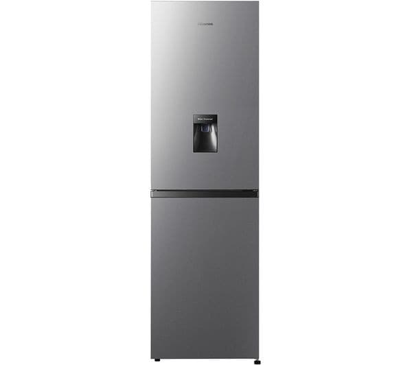 HISENSE RB327N4WCE 50/50 Fridge Freezer - Stainless Steel - Image 1