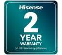 HISENSE RB327N4WCE 50/50 Fridge Freezer - Stainless Steel thumbnail 2