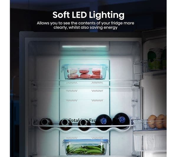 HISENSE RB327N4WCE 50/50 Fridge Freezer - Stainless Steel - Image 9
