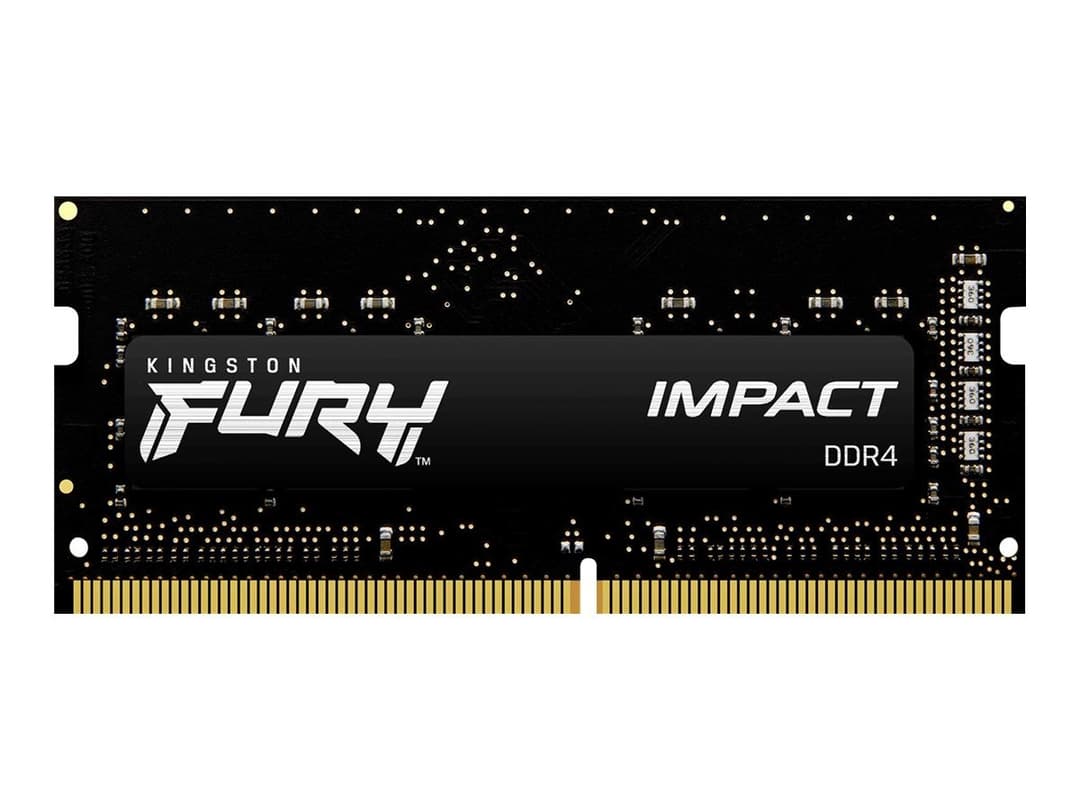 Kingston FURY Impact - DDR4 - kit - 32 GB: 2 x 16 GB - SO-DIMM 260-pin / PC4-25600 - unbuffered - Image 1