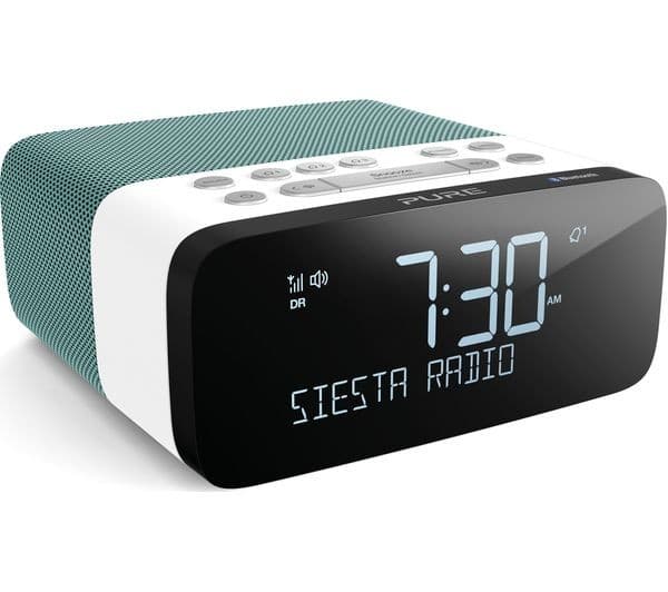 PURE Siesta Rise S DAB+/FM Bluetooth Clock Radio - Mint - Image 1