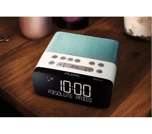 PURE Siesta Rise S DAB+/FM Bluetooth Clock Radio - Mint - Image 2