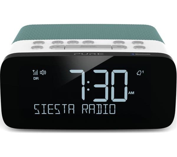 PURE Siesta Rise S DAB+/FM Bluetooth Clock Radio - Mint - Image 4