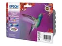 Epson T0807 Multipack - black, yellow, cyan, magenta, light magenta, light cyan - original - ink cartridge thumbnail 3