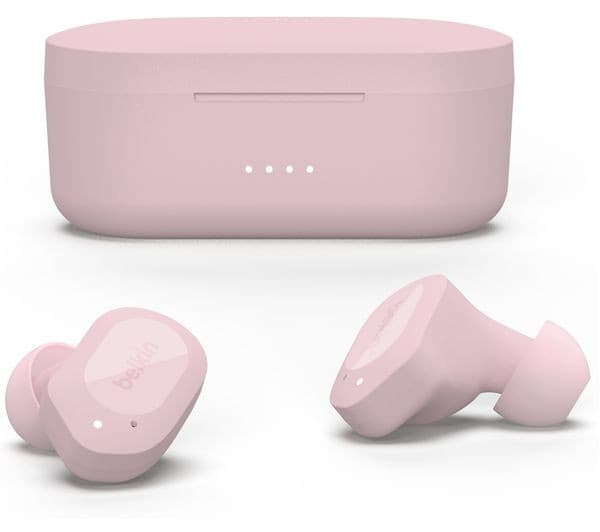Belkin SoundForm Play True Wireless Earbuds - Pink - Image 2
