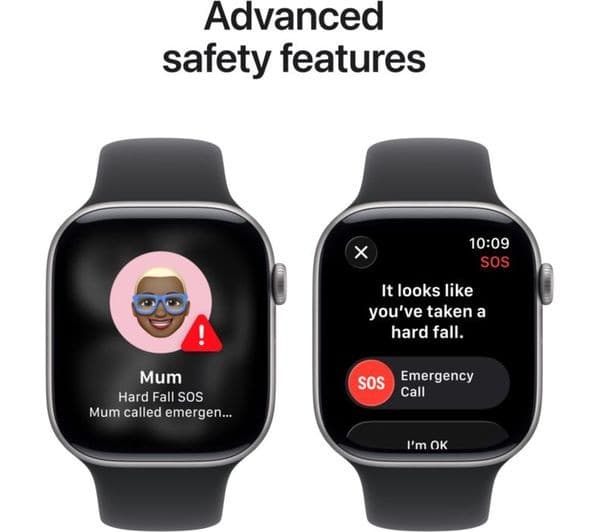 APPLE Watch Series 11 Cellular - 46 mm Space Grey Aluminium Case with Black Sport Band - M/L - Image 6