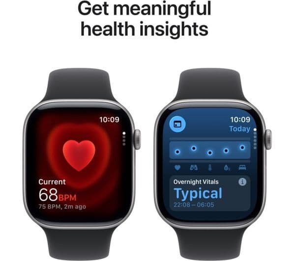 APPLE Watch Series 11 Cellular - 46 mm Space Grey Aluminium Case with Black Sport Band - M/L - Image 7