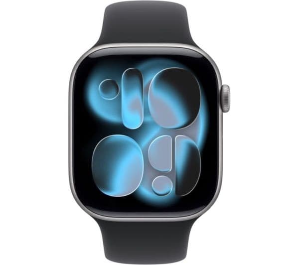 APPLE Watch Series 11 Cellular - 46 mm Space Grey Aluminium Case with Black Sport Band - M/L - Image 10