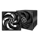 ARCTIC P14 140 mm Pressure-optimised PC Case Fan - Black, 5 Pack thumbnail 1