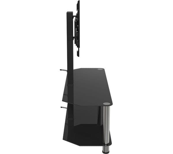 AVF TV Stand 1140mm 32-65" Black & Chrome - Image 7