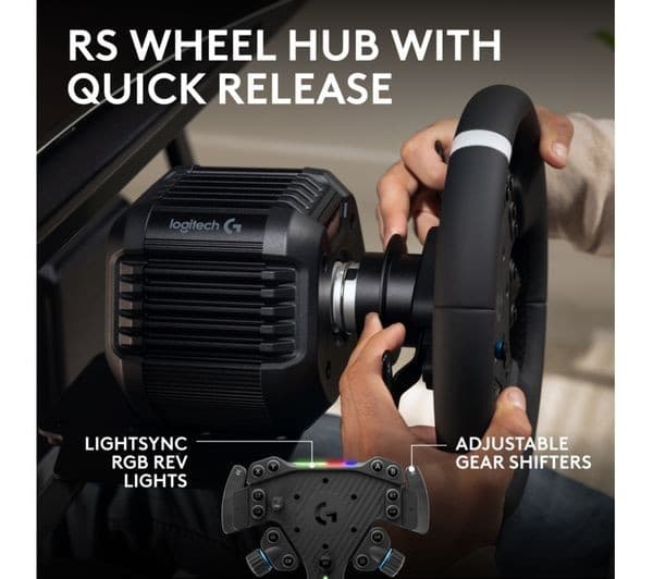 LOGITECH G RS50 Racing Wheel Black - Image 6
