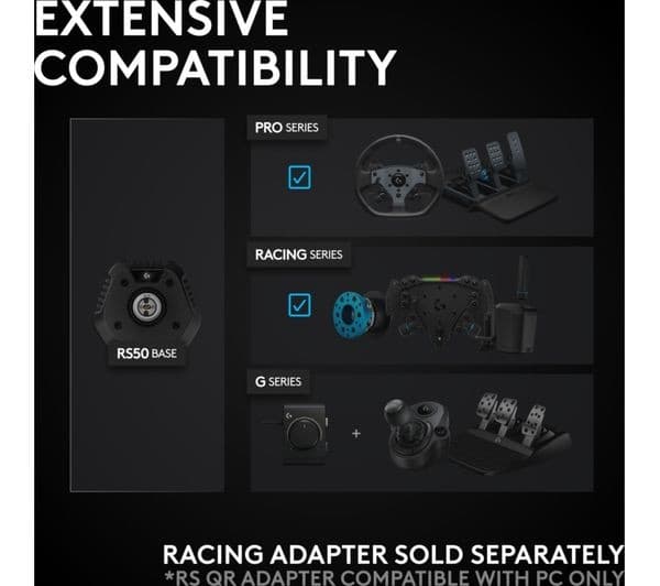 LOGITECH G RS50 Racing Wheel Black - Image 7