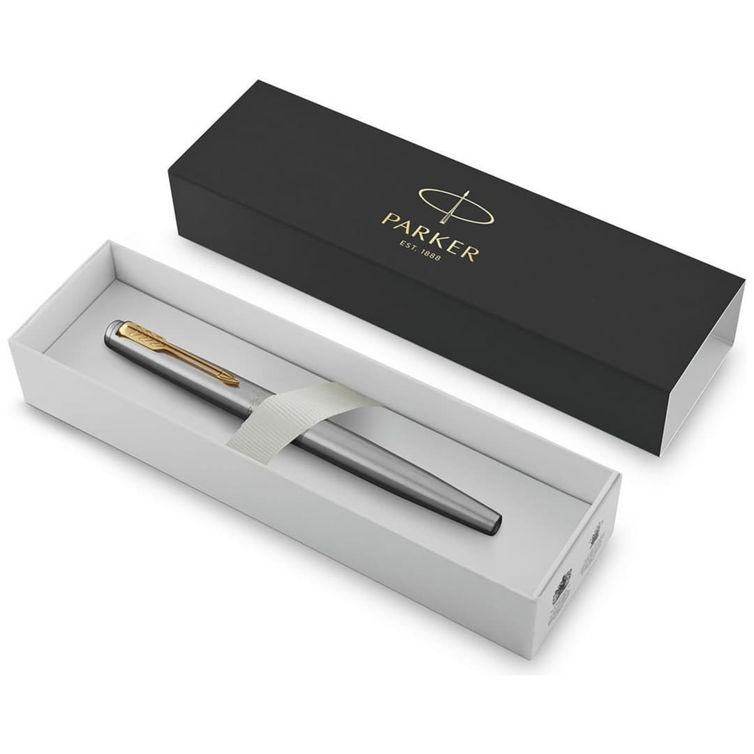 Parker Jotter Fountain Pen Gold Trim - Image 2