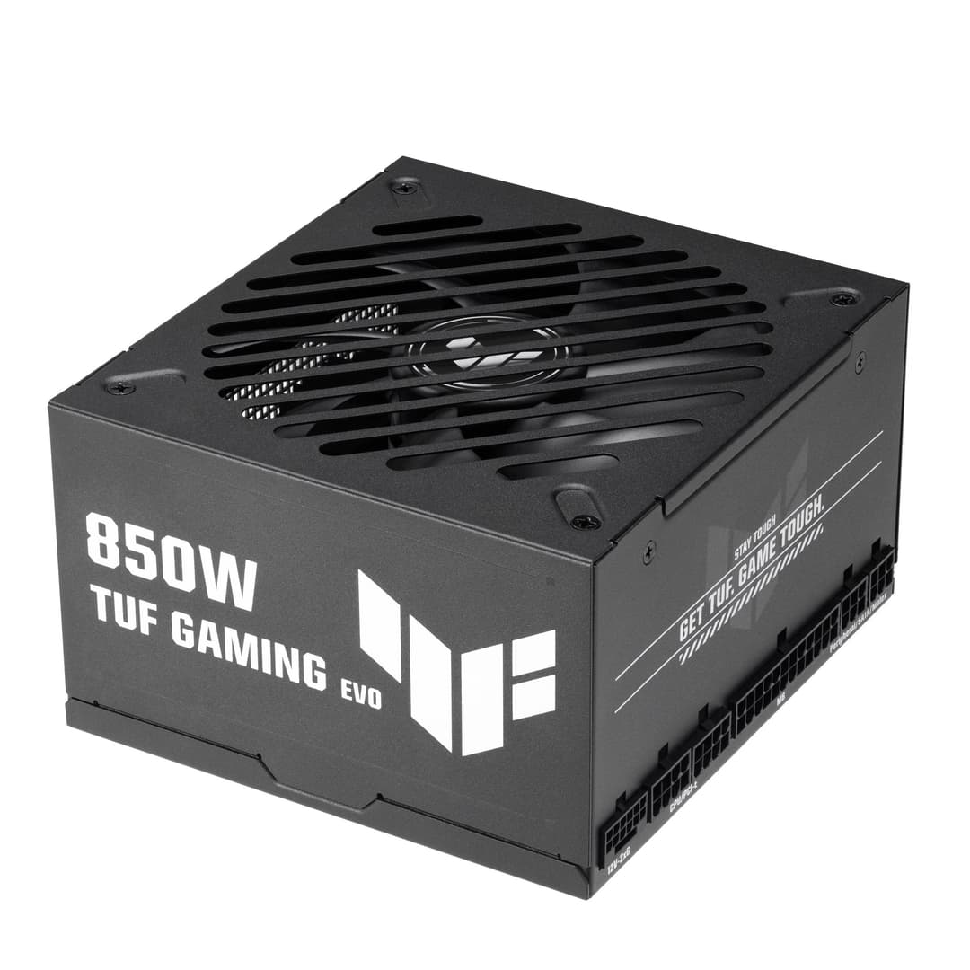 ASUS TUF Gaming 850W Gold EVO ATX 3.1 80 PLUS Gold PSU - Black - Image 1