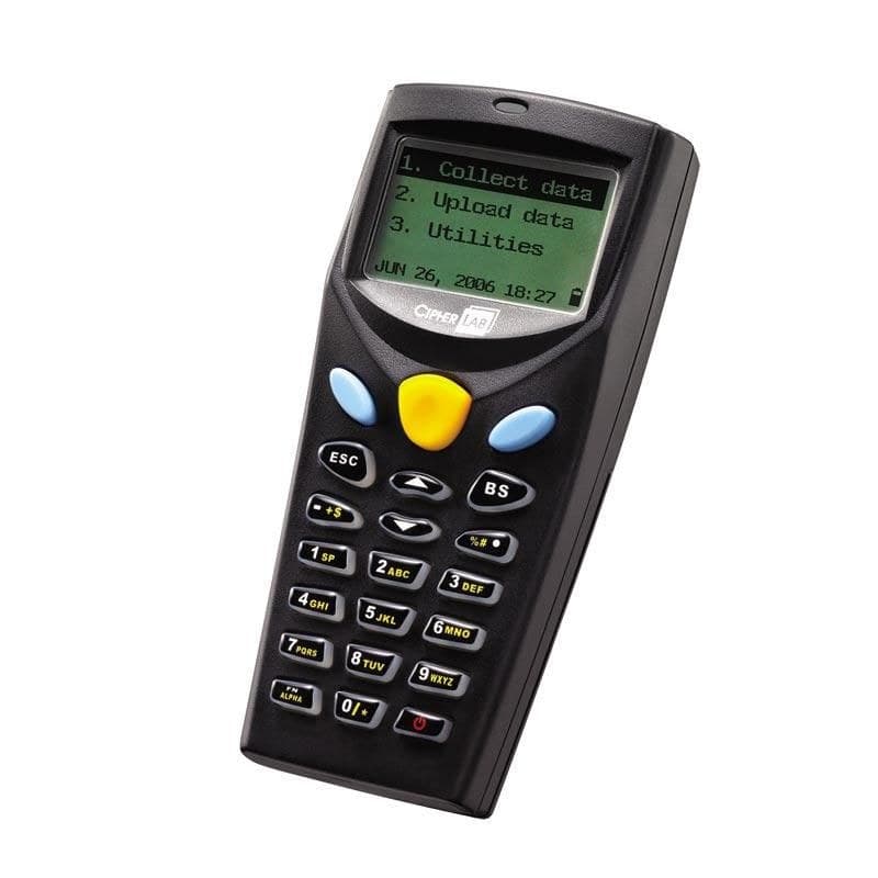 CipherLab CPT-8001 Mobile Computer - 2MB SRAM, 1D Laser Scanner, Rechargeable Li-ion Battery