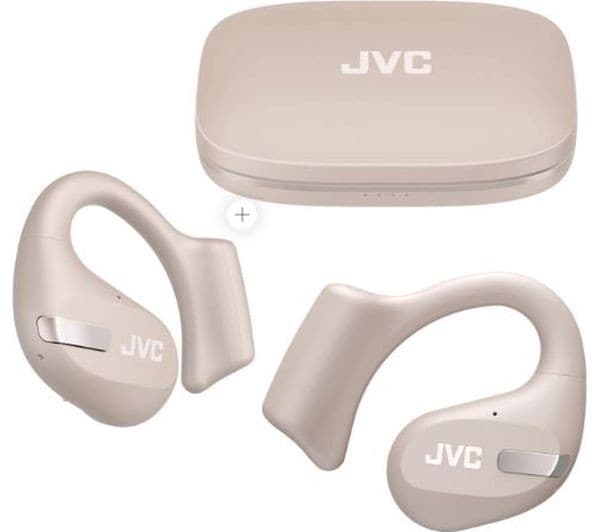 JVC HA NP50T Wireless Bluetooth Sports Headphones - Beige - Image 2