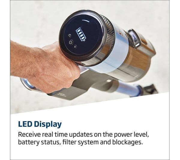 BEKO PowerClean PC7000 VRT96425VD Cordless Vacuum Cleaner with All-in-One Dust Station - Blue - Image 9