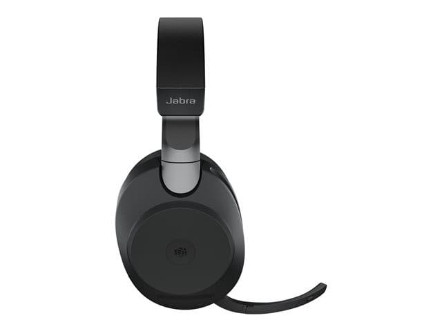 Jabra Evolve2 85 MS Stereo Wireless ANC Headset with Charging Stand - USB-C, Bluetooth, 3.5 mm Jack - Black - Image 5