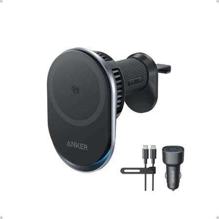 Anker Prime MagSafe Car Mount Charger  Qi2 25W Certified Wireless Car Charger with TEC Cooling  Strong Magnets  Air Vent Mount Compatible for iPhone 17-12 Series - Image 1
