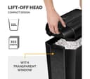 FELLOWES Powershred LX65 Cross Cut Paper Shredder - Black thumbnail 6