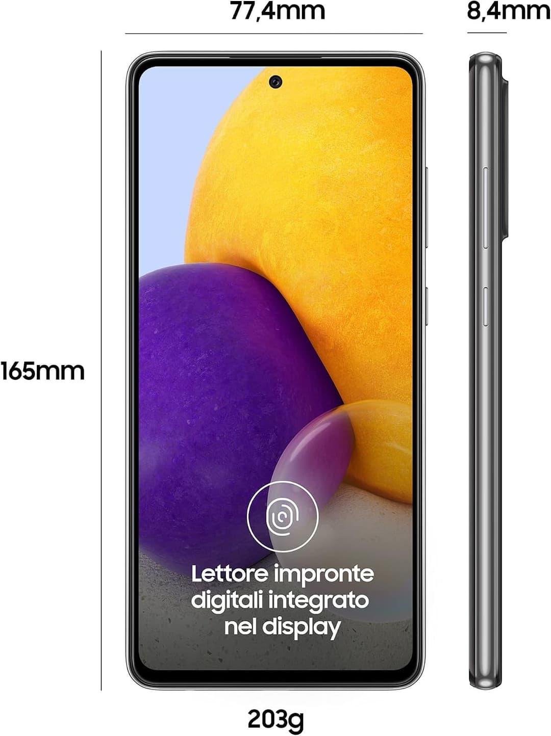 Samsung Galaxy A72 6GB 128GB - Awesome Black - Image 2