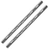 KONDOR BLUE 30 cm (12 Zoll) | 15 mm Raumgrau Luftfahrt-Aluminium PPSh Stangen (M12 Innengewinde) 30,5 cm (12 Zoll) (Paar)