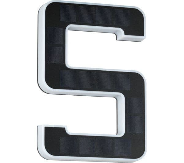 PAULMANN Solar LED House Number Light - No. 5 - Image 2