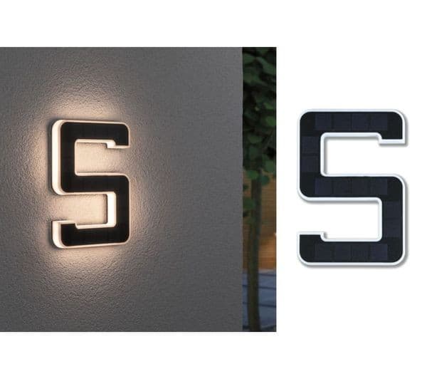 PAULMANN Solar LED House Number Light - No. 5 - Image 6