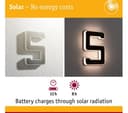 PAULMANN Solar LED House Number Light - No. 5 thumbnail 8